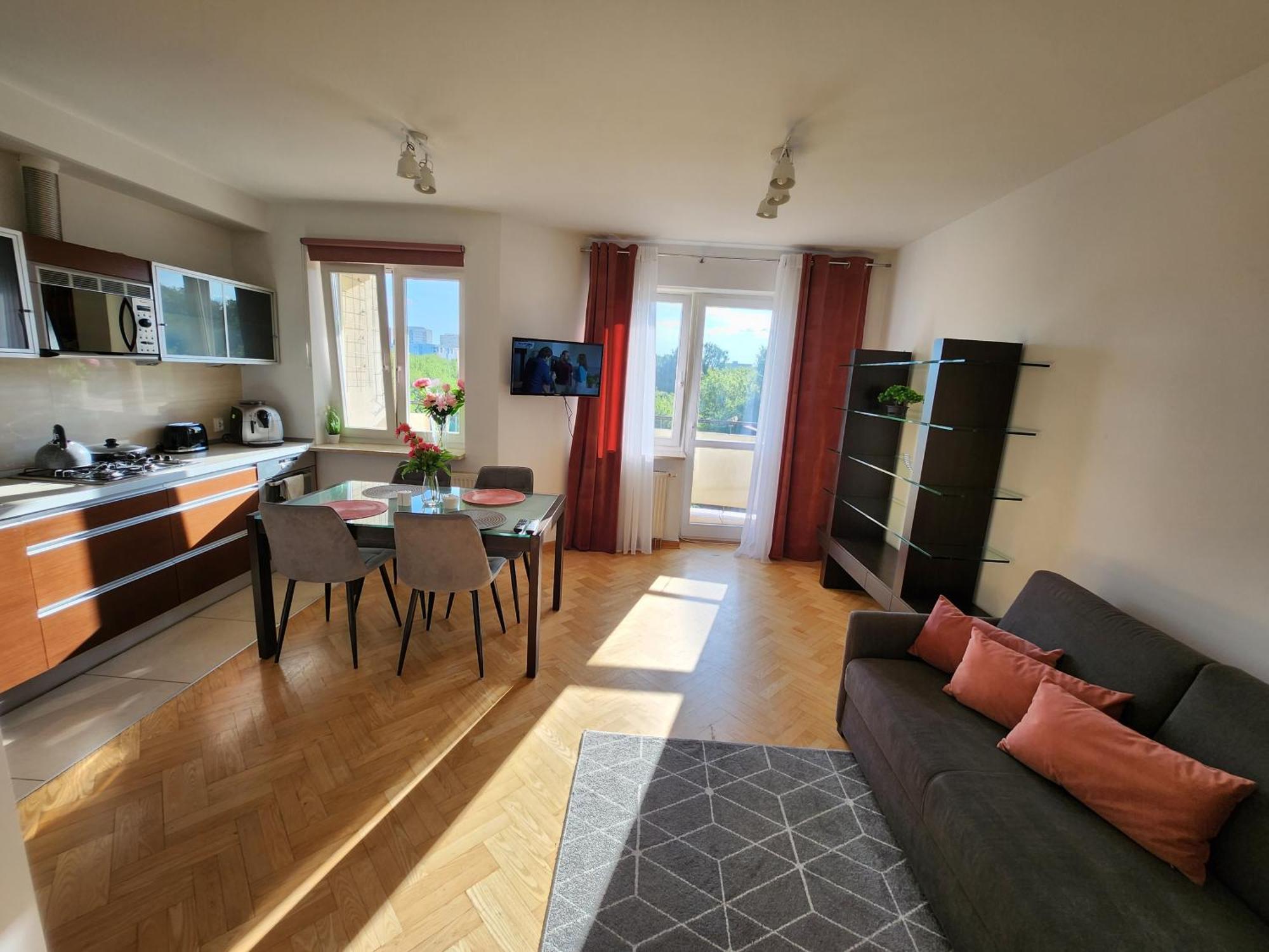 Ferienwohnung Sloneczny Apartament Bluszczanska Warschau Exterior foto